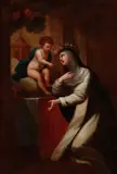 St. Rose of Lima by Italian School, Oil on canvas, sold Dec 2017