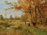Thomas Bigelow Craig, An Autumn Day -, Oil on canvas