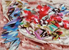 Ward Lockwood, Holiday Motif, Acrylic on canvas