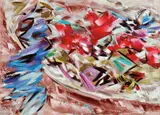 Ward Lockwood, Holiday Motif, Acrylic on canvas