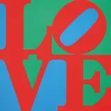 Robert Indiana, Love -, Silkscreen in colors