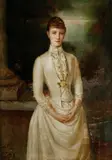 Julius Kraut, Portrait of a Debutante -, Oil on canvas