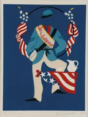 Jo the Loiterer - by Robert Indiana, Lithograph in colors on wove paper, 1977, offered Sep 2017