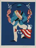 Robert Indiana, Jo the Loiterer -, Lithograph in colors on wove paper, 1977
