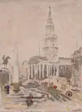 John Marin, St. Martin in the Field, Trafalgar Square, London -