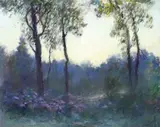 George Parker, Dusk Landscape -, Oil on canvas