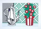 Roy Lichtenstein, Still Life with Pitcher and Flowers -, Lithograph and silk screen