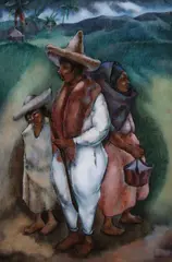 George Biddle, Three Beggars -, Oil on canvas