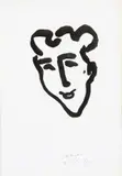 Henri Matisse, Masque Aigu (Ida Chagall), Aquatint