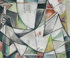 Henry Bacon, Abstract Composition, Oil on canvas