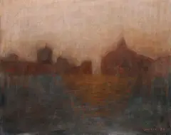 Zoran Mušič, La Giudecca -, Oil on canvas