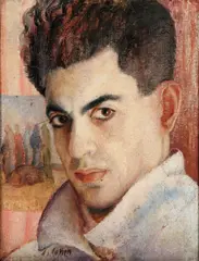 Cohen, Portrait of a Young Man -, Oil on canvas board