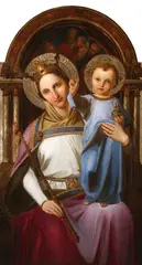 Friedrich Kraus, Queen of Heaven -, Oil on canvas
