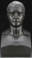 Jean-Auguste Barre, Bust of Napoleon, Bronze with dark brown patina