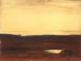 David Young Cameron, Highland Landscape at Dusk