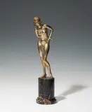 Josef Lorenzl, Dancer, bronze, patinated; marble base; signed on the plinth "Lorenzl"
