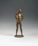 Franz Barwig, Boy, bronze, patinated; signed on the base "F. BARWIG"