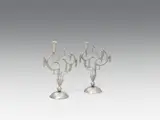 Two candleholders by Karl Hagenauer, sold Dec 2022