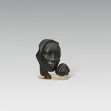 Hagenauer, Mother and child, bronze, patinated; marked on the bottom "MADE IN/AUSTRIA", "Handmade", "WHW" in a circle and "HAGENAUER/ WIEN"