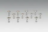 12 liqueur cups by Hagenauer, sold Dec 2022