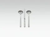 Josef Hoffmann, 1 Table knife and 2 table spoons "Rundes Modell