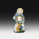 Michael Powolny, Putto with floral wreath "Winter