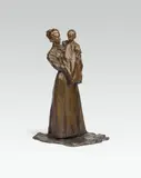Princess M.N. Gagarina with her daughter Marina by Paolo Troubetzkoy, bronze, signed and inscribed on the base: "Paul Troubetskoy/Moscou 1898", sold Mar 2022