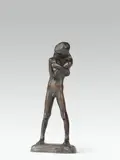 George Minne, The little hurt man ("Le petit blessé"), bronze, dark patinated; signed on the base: "GMINNE"