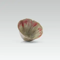 Eva Klinger-Römhild, Bowl, c. 2000, ceramics, dark shard, glazed