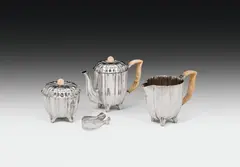 Coffee set by Josef Hoffmann, sold Dec 2020