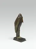 Paul Silvestre, Marabou, bronze, patinated; signed: "Silvestre", caster's stamp