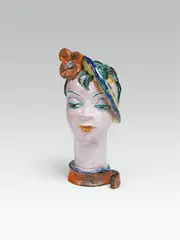 Vally Wieselthier, Head of a woman with orange flower