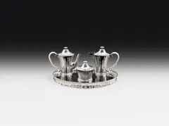 Coffee set by Josef Hoffmann, offered Dec 2019