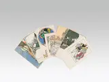 a. o. Emil Hoppe, 6 Postcards and one table card