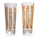 TWO SIX FIGURINES GLASSES, NO. 3400 by René Lalique, offered Oct 2025