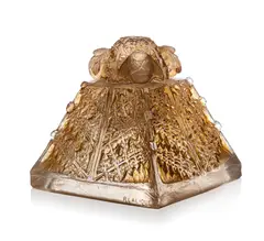 René Lalique, FOUGÈRES BOUCHON QUATRE BOURDONS INKWELL, NO. 148