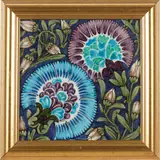 William De Morgan, FRAMED 8-INCH 'CHICAGO' TILE, CIRCA 1890