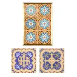 Augustus Welby Northmore Pugin, TWO GOTHIC REVIVAL ENCAUSTIC TILES, CIRCA 1860, 1860, earthenware