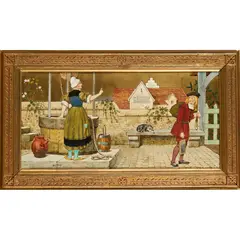 Henry Stacy Marks, 'THE SCHOOLBOY' FROM THE SEVEN AGES OF MAN, CIRCA 1880, 1880, earthenware