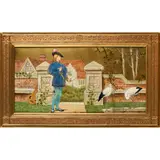 Henry Stacy Marks, 'THE LOVER' FROM THE SEVEN AGES OF MAN, CIRCA 1880, 1880, earthenware