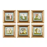 Walter Crane, SIX NURSERY RHYME TILES, CIRCA 1880, 1880