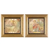 John Moyr Smith, TWO FRAMED 'ARTS AND SCIENCES' TILES, CIRCA 1892, 1892