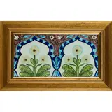William De Morgan, RARE FRAMED P&O 'ARABIA COMPANION FRIEZE' TILE PANEL, CIRCA 1897, 1897, tin-glazed earthenware