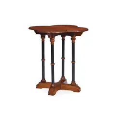 Charles Bevan, REFORMED GOTHIC OCCASIONAL TABLE, CIRCA 1880, 1880, oak and ebonised oak