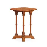 Charles Bevan, REFORMED GOTHIC OCCASIONAL TABLE, CIRCA 1880, 1880, inlaid oak