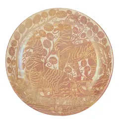 William De Morgan, ARTS & CRAFTS RUBY LUSTRE CHARGER, CIRCA 1890, 1890, lustre-glazed earthenware
