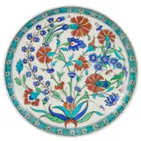 Joseph Théodore Deck, IZNIK-STYLE PLATE, CIRCA 1870, 1870, tin-glazed earthenware