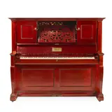 Walter Cave, ARTS & CRAFTS UPRIGHT PIANO, 1879, 1879, polished mahogany