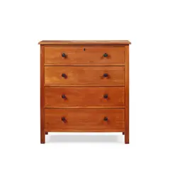 Gordon Russell, BOWFRONT CHEST OF DRAWERS, 1930, 1930, English walnut