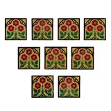 GROUP OF NINE GOTHIC REVIVAL TILES, CIRCA 1860 by Augustus Welby Northmore Pugin, 1860, glazed earthenware, sold Oct 2025